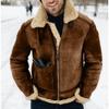 Men's Jacket Faux Fur Faux Fur All-in-One Top Thick Fur Jacket