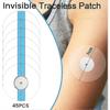 45 Pcs Freestyle Libre 3 Sensor Patches, Transparent Waterproof Adhesive Plasters for Freestyle Libre 1 2 3 Sensors, Secure Fit Skin-Friendly