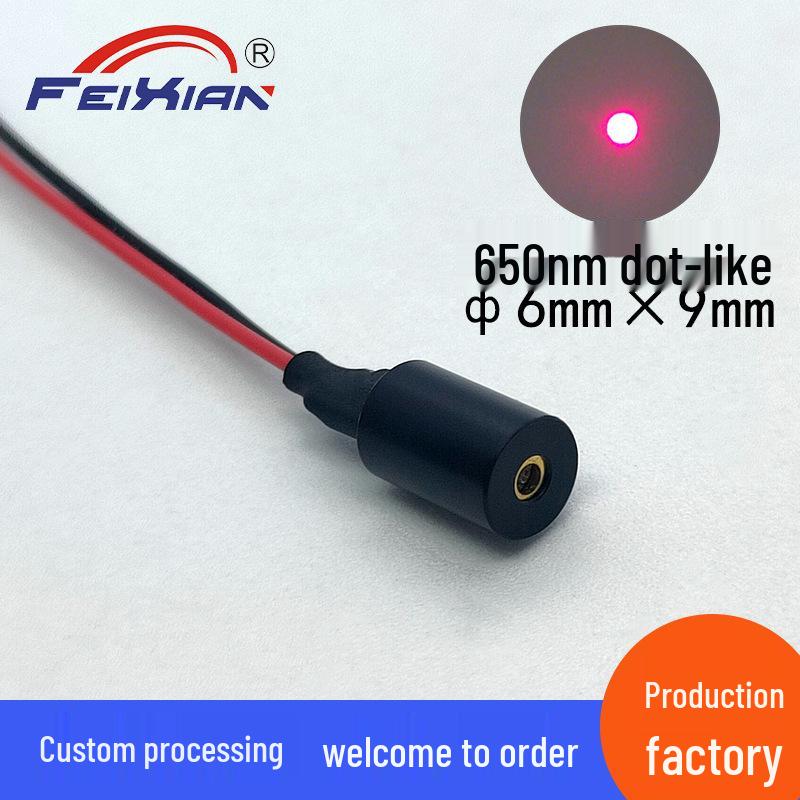 6x9mm 650nm 1mW Red Laser Dot Point Glass Lens Module