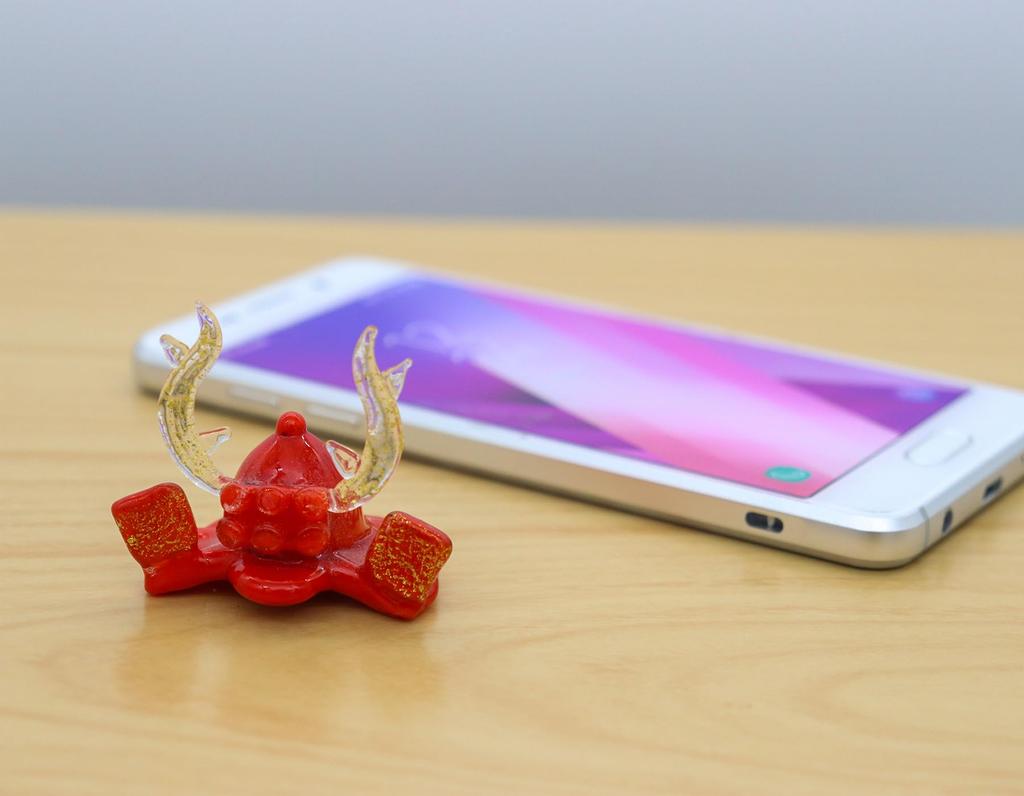 Sticlă Pătrat Păpușă Mai Festivalul Băieților Foaie de Aur Kabuto Roșu Mare