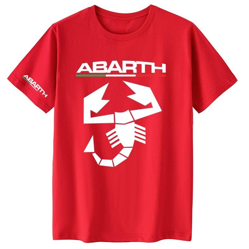 

Чоловіча футболка Abarth Scorpion 100% бавовна Abarth Scorpion Біла Чорна Автомобілі Спорт Перегони Італія Тюнінг двигуна Ралі Автомобіль Чоловіча футболка XL