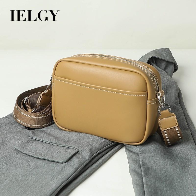 IELGY Women's Camera Bag, Large Capacity Crossbody Shoulder Small Square Bag