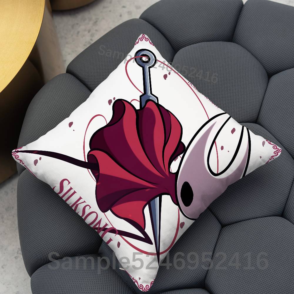 Hornet SSilksong Hollow Knight Pillow Case Cover Square for Decorative Cushion Bed Couch Sofa Classic Style Machine Washable