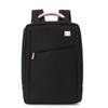LEXON Fashion Lightweight Backpack for Women, 14-Inch Business Laptop Bag, Simple Schoolbag, Travel Bag, Dream Black