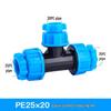 PE Quick Connect Water Pipe Fittings: 4-Point, 6-Point, 25mm Direct Tap Union