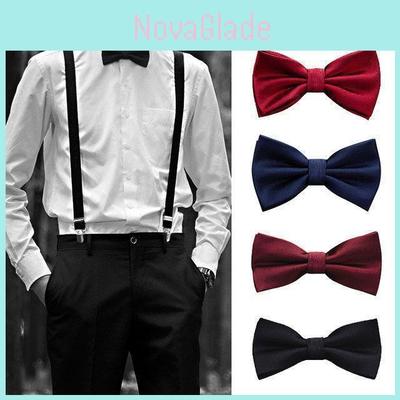 Mens Classic Bow Tie For Wedding Attire With Formal Shirt Accessory For Grooms And Groomsmen