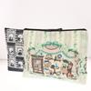 Cute Little Bear Cosmetic Bag Cartoon Canvas Makeup Bag Large Capacity Travel Toiletry Bag Clutch Bag For Girl Gifts