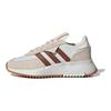 Originals Retropy F2 Leather Comfortable Versatile Durable Low-Top Casual Shoes Kids Sneakers White Brown JR5159