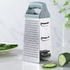 4 Sided Stainless Steel Blades Household Box Grater Container Multipurpose Vegetables Cutter Kitchen Tools Manual Cheese Slicer