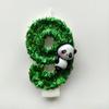Panda Digital Candle Cute Panda Birthday Cake Party Candle Independent Packaging Simple Transparent