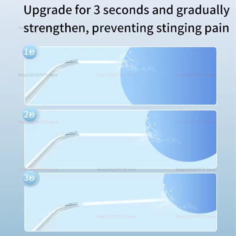 Multifunctional Electric Water Floss 3 Cleaning Mode Oral Irrigator 4 Nozzle High Pressure Pulse For Cleaning Food Residue