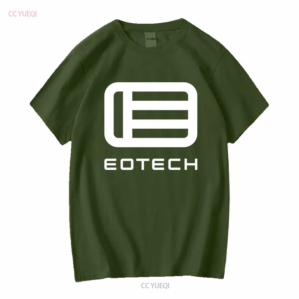 Hot Item Eotech Logo T Shirt Heavy Cotton MANY COLORS Vintage Washed Stretched Designer Clothes Soft Casual Homme Streetwear