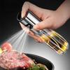 Stainless Steel Glass Oil Sprayer Fine Spray Oil Dispenser Bottle Cooking Equipment