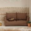 Smooth cotton Tiny Sofa Model For 1 12 Model house Displays Detachable For Realistic Home Trim