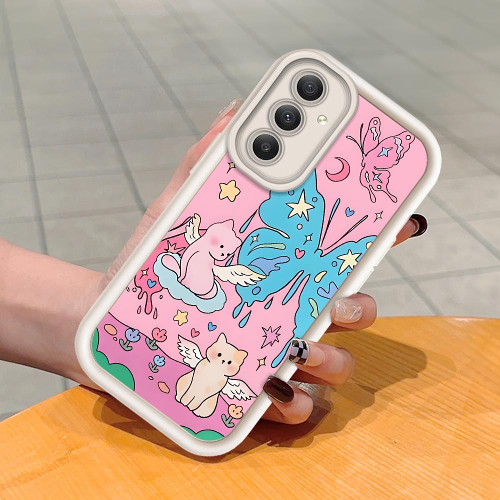 Coque de protection antichoc en silicone souple avec motif de dessin animé pour Huawei Honor Xiaomi Redmi Samsung