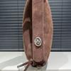 Fashionable Frosted Leather Shoulder Bag, Simple and Trendy, Versatile Handbag for Women