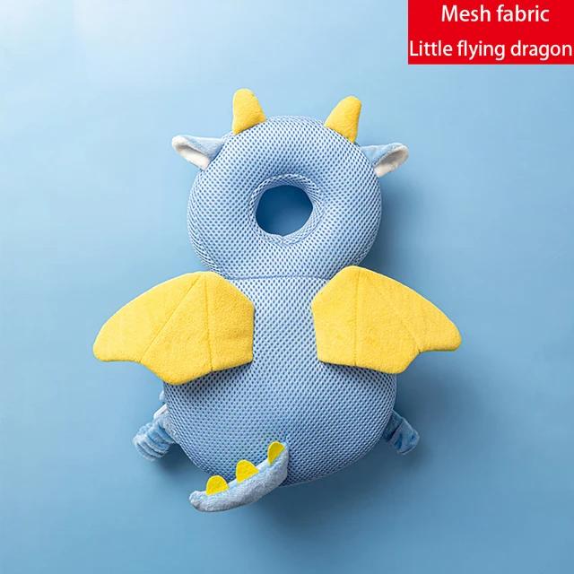 New Funny 1-3T Toddler Baby Head Protector Safety Pad Cushion Back Prevent Injured Angel Bee Cartoon Security Pillows High Quality Practical Daily Use