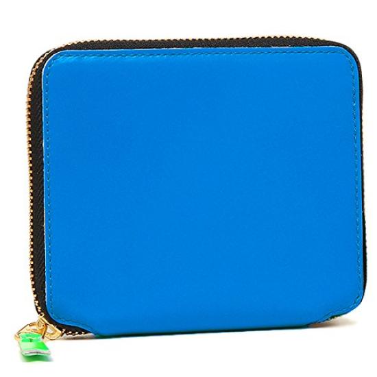 

COMME des GARCONS Wallet COMME des GARCONS SA2100SF SUPER FLUO ZIP AROUND SMALL WALLET Bifold Wallet BLUE [Item]