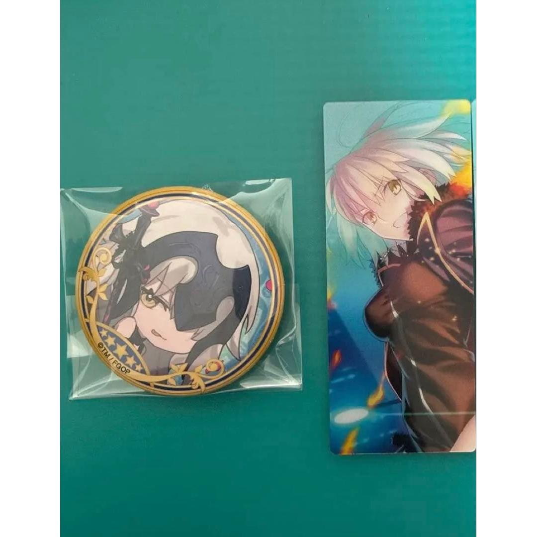FGO Final Ascension Exhibition Formation Screen Style Card Can Badge Jeanne Alter Spirit Cloth