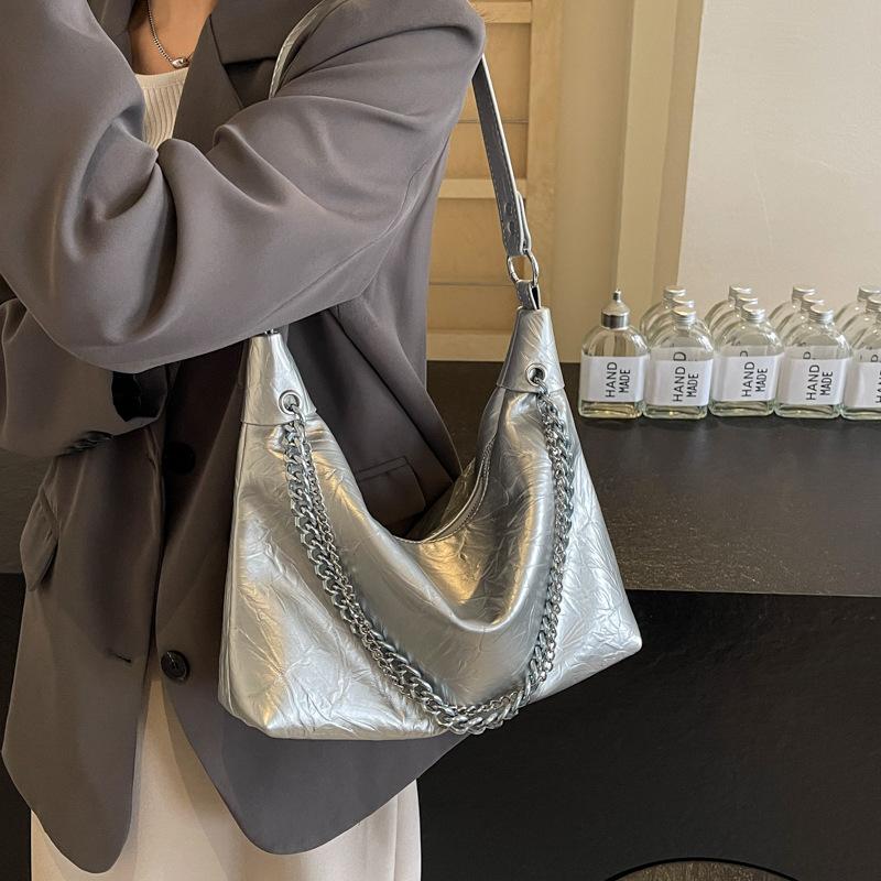 Versatile Shoulder Bag Women's New Solid Color Messenger Bag