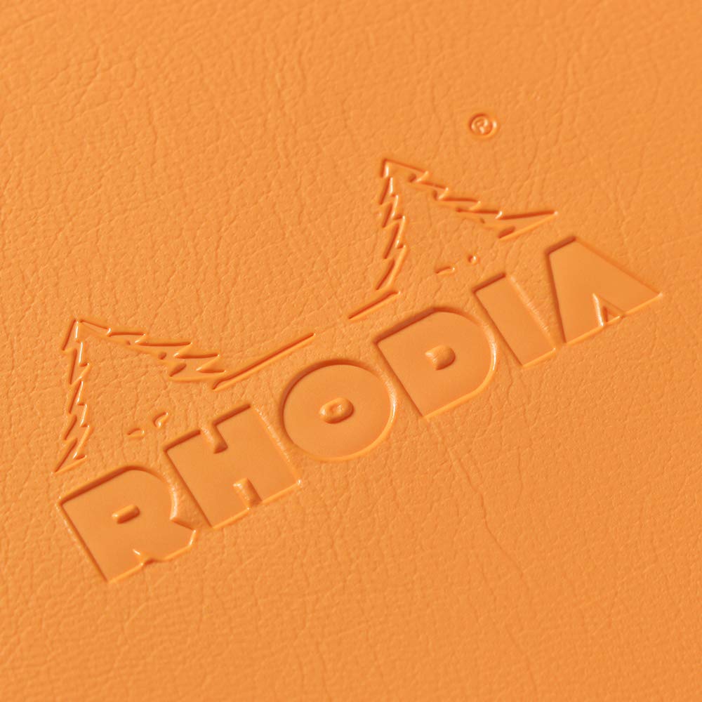 Rhodia 2026 Edition A5 Size Diary with Monthly Diary A5 x with PVC Rhodia cf117385cvfbk Blocks, "Monthly (14.8 21cm) Basic" Cover, Black,