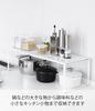 Yamazaki Tower Extendable Storage Shelf, White, Approx. W36.5-60 x D23 x H18cm, Under-Sink Storage, Kitchen Rack, Model 3865