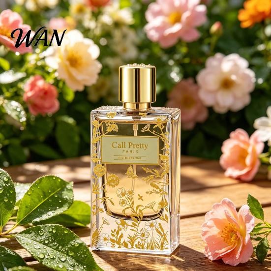 Dating Perfume 50ML Women Long-lasting Floral Fragrance Natural Plants Extract Fresh Non-irritating Liquid Spray for Neck Wrist Hair Body Daily Use