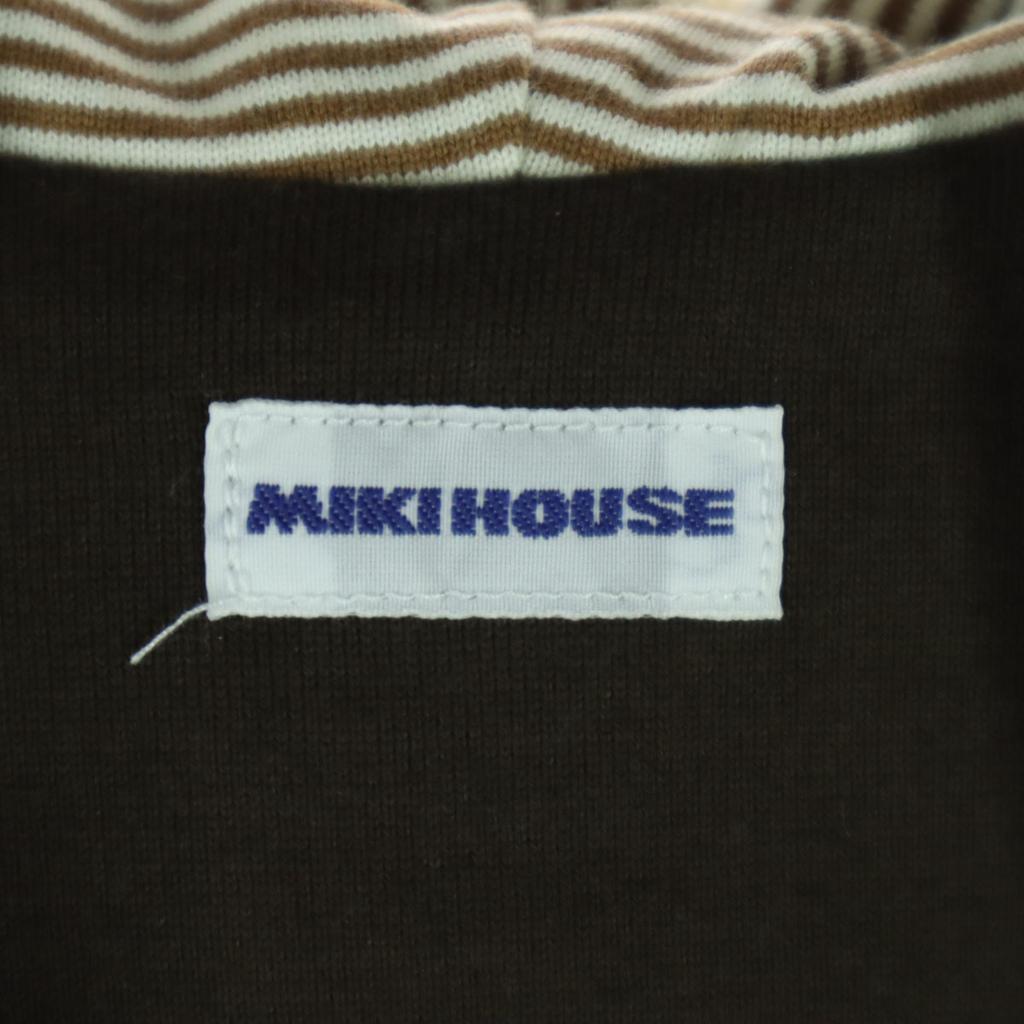 Unbenutzter Mikihouse Poncho 70-90 beige Bär Kinder Gebraucht