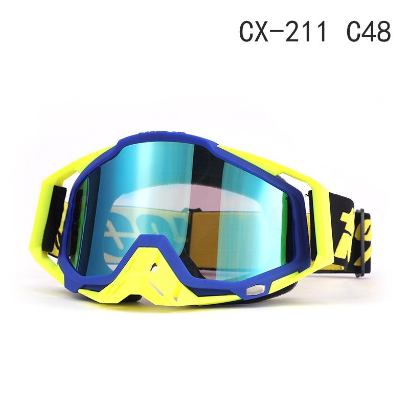 Gafas de Moto y Esquí a Prueba de Viento Transfronterizas: 100% Todoterreno, Equitación al Aire Libre y Protección para Descenso