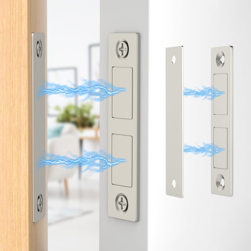 Jiayi Slim Magnetic Door Catches, Strong Cabinet Magnetic Hardware, Magnetic Drawer Clasp, Stainless Steel Door Clasp, Door Magnet, Magnetic Catcher,
