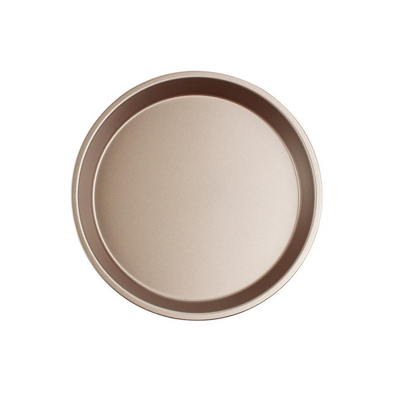 

Круглая форма для выпечки пиццы диаметром 5/6/7/8/9/10 дюймов из углеродистой стали с антипригарным покрытием для духовки, формы для выпечки, тортов, пирожных, кухонные принадлежности