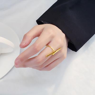 Ring Opening Skin-friendly Metal Fashion Finger Circle for Dating