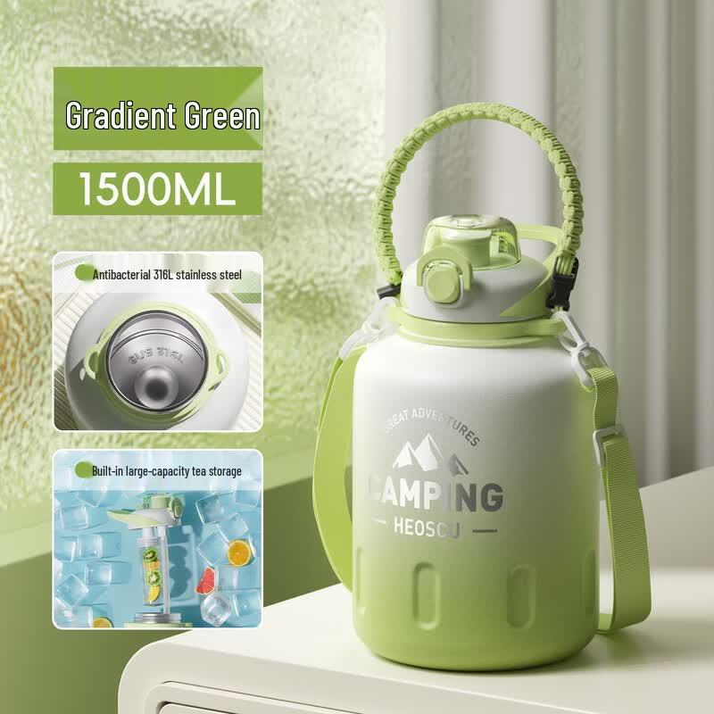 Youluo 2000ML Outdoor Insulated Water Bottle