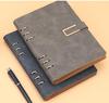 A5 Loose-Leaf Notebook with Logo - Business, Office & Student Planner with Detachable Coil, Ideal Corporate Gift