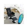 Fauteuil inclinable avec fonction d'inclinaison et fonction de massage à cinq points, pivotant à 360 degrés, noir