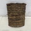 Geflochtener Dekorativer Korb Natürliches Rattan-Material Handgefertigt Rustikales Design Home Storage Organizer Innen- und Außenbereich
