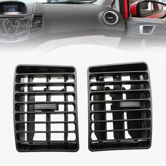 Replacement Parts for Corolla 2Pcs AC Vent Panel Toyota 2003-2012, Dashboard Center Automatic Air Flow Direction Adjustment Console Outlet Grille