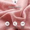 Zhaojun Women's Round Neck Diamond Knit Cashmere Sweater