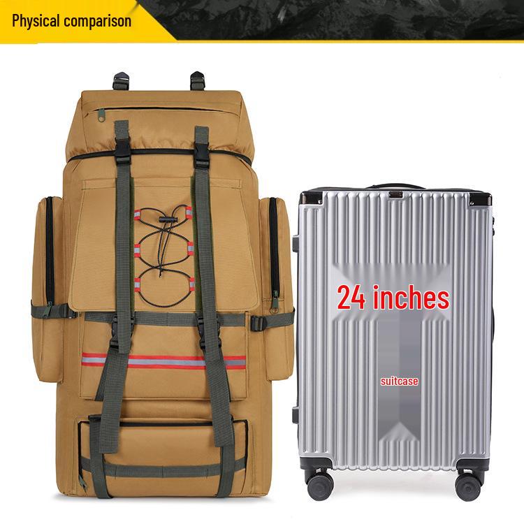 Zaino da Viaggio Mimetico da Uomo da 130L - Borsa da Campeggio Outdoor Ultra-Grande