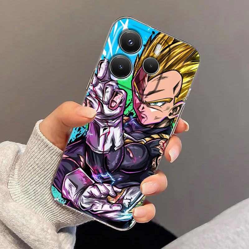 Cool DragonBalls Z Art Anime Case For Xiaomi Redmi Note 15 14 13 12 11 Pro Plus Cover For Redmi 15C 15 14C 13C Clear Phone Cases