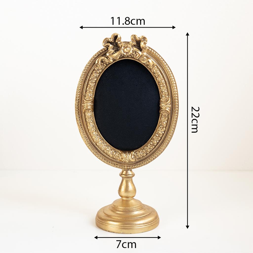 Vintage Velvet Jewelry Display Stand Portable Photo Frame Earring Holder Earrings and Bracelet Storage Rack Home Decoration Gift