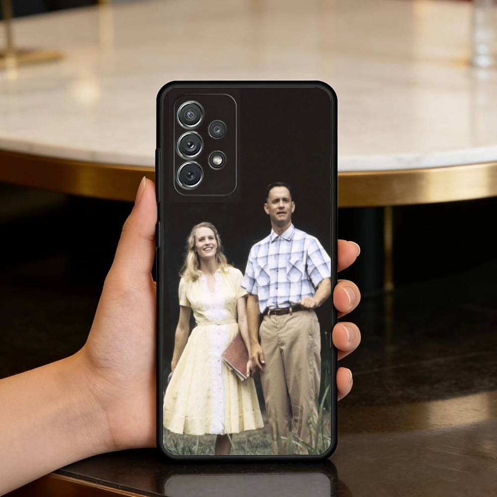 Classic film Forrest G-Gump Phone Case For Samsung Galaxy A73,A72,A71,A70,A53,A52,A51,Soft Silicone Black Cover
