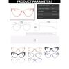 Transparente Rosa Brillenrahmen Mode Beliebt Anti Blaulicht Computer Gaming Damenbrille Ohne Rezept oculos