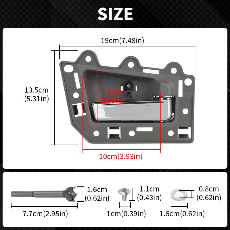 Auto Interior Door Handle For Jeep Grand Cherokee 2005 2006 2007 2008 2009 2010 1JV461J3AA 1JV471J3AA 5HR421J3AK 5HR411J3AK
