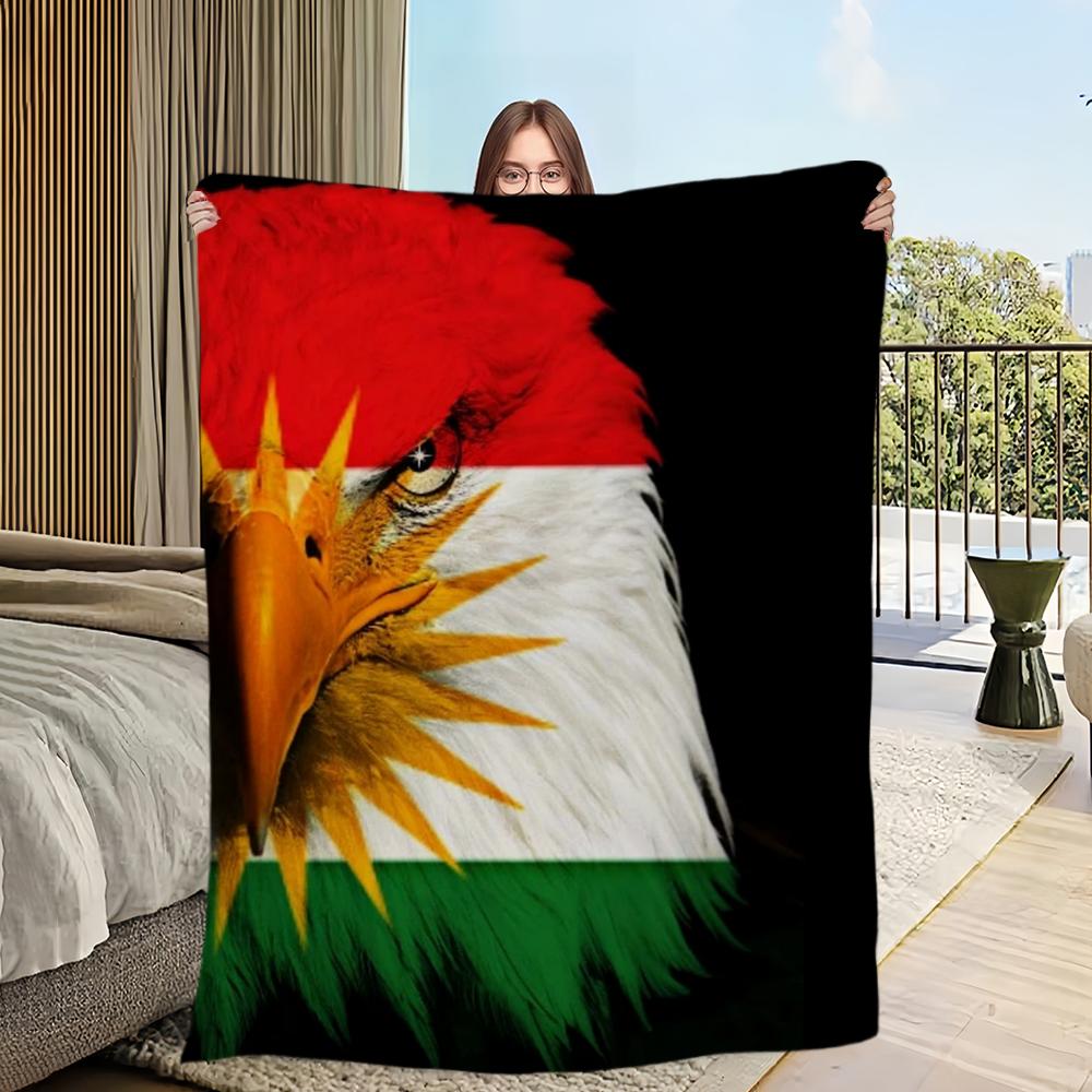

K-KurdistanS Printed Comfortable And Soft Sofa Living Room Bedroom Plush Blanket Suitable For Home Travel And Gifts 30x40in