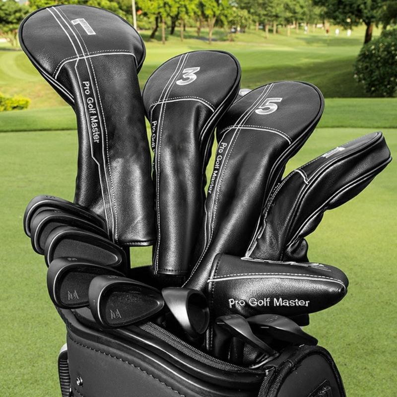 High Quality PU Golf Headcover Tear Resistant Golf Club Head Protective Sleeve for Various Golf Enthusiasts