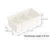 Telescopic Drawer Organizer Kitchen Cabinets Tableware Classified Storage Box with Partitions Multifunctional Storage Basket