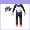 Überschall-Igel-Kostüm für Kinder Anime Cosplay Jumpsuit mit Maske und Handschuhen