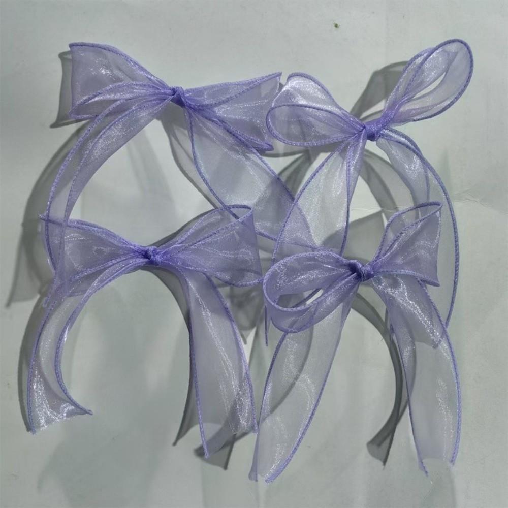 12Pcs Ribbon Bow Hanging Flags Sweet Hanging Banner New Bowknot Garland  Room Wall