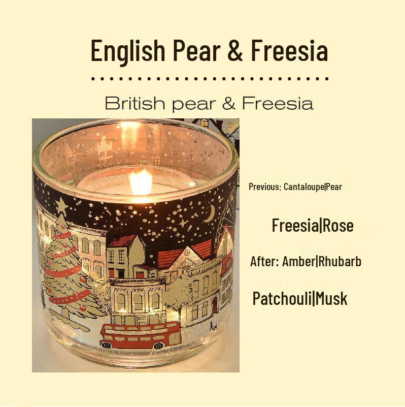 Martha Glass Cup Candle: Heat-Sensing Aromatherapy Holiday Gift